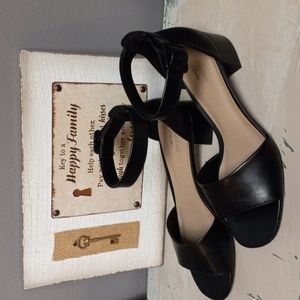 Collection by Clarks Ultimate Comfort Black Leather Open Toe Shoes